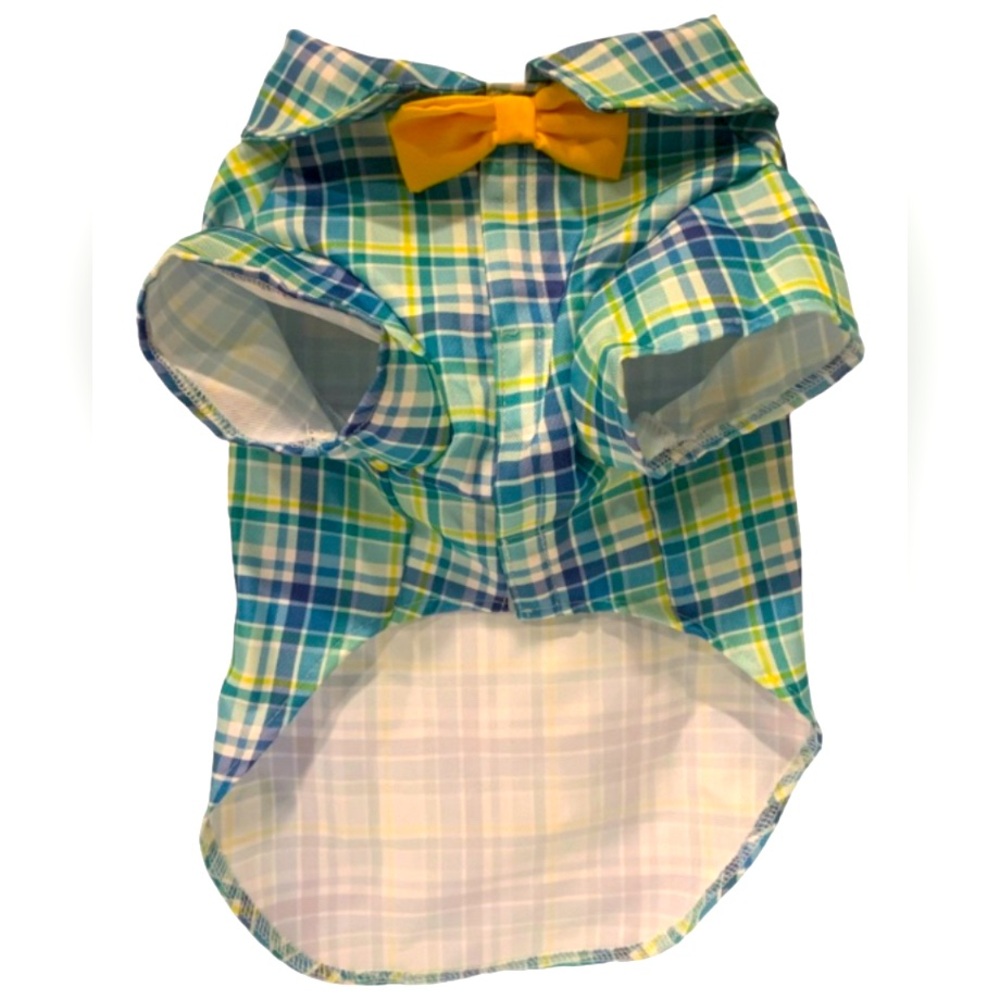 Pet Dog Male Collar Bow Tie Shirt Size Medium. See Size Chart On Listed …
